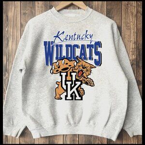 Vintage 90s University Of Kentucky Wildcats Sweatshirt UK Wildcats Shirt